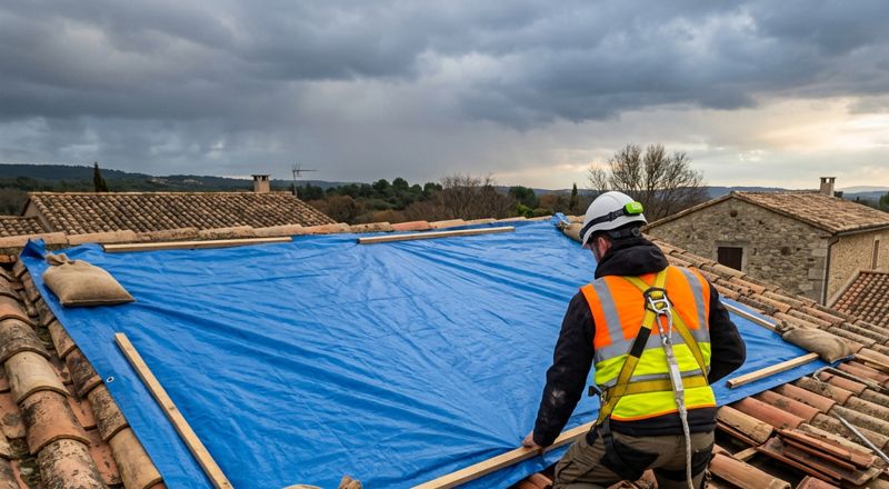 Dépannage et urgence toiture à Cahors